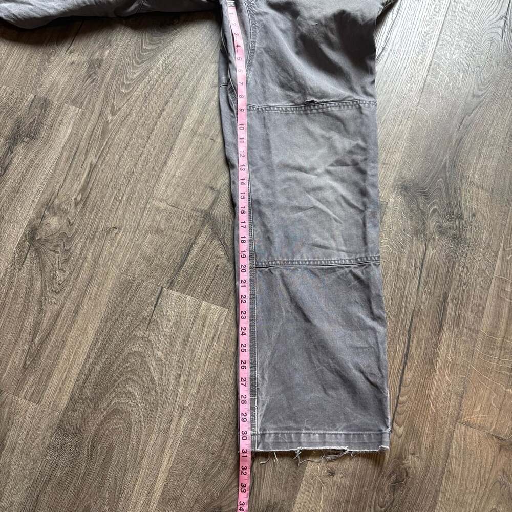 MK Faded Thrashed Gray Double Knee Pants - Picture 5 of 8